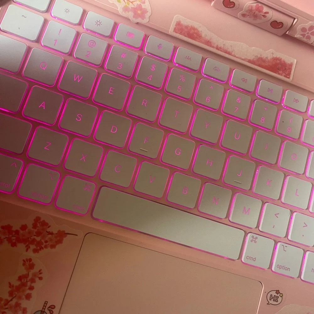 Pink Tablet Case with Keyboard